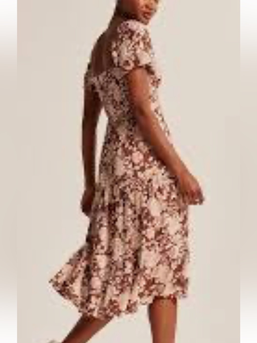 Abercrombie & Fitch | Fall Floral Maxi Dress | Size: MT (Medium Tall) Like New! - Picture 5 of 14